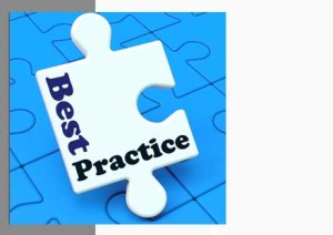 A puzzle piece that says best practice.